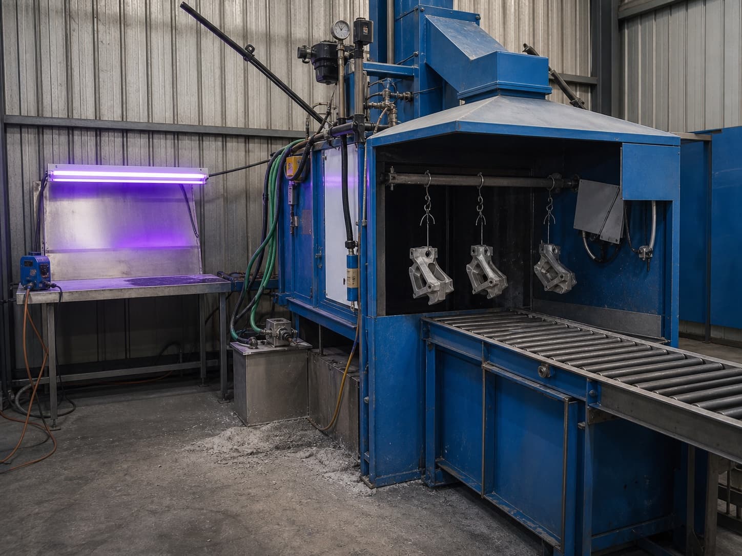Control penetrant fluorescent