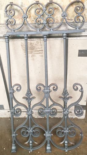 Balustradă, rambardă lucrată din fontă - Thumbnail 3