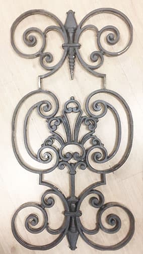 Balustradă, rambardă lucrată din fontă - Thumbnail 2