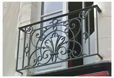 Balustradă, rambardă lucrată din fontă - Thumbnail 3