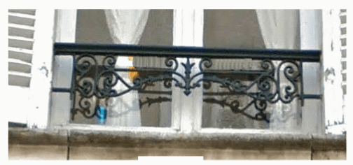 Bară de sprijin pentru fereastră din fontă — ref SF - Thumbnail 2