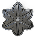 Rosetă decorativă din fontă - Liquidambar