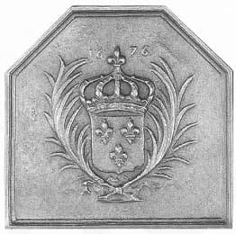 Ecu fleurdelise și cu palme 1676 GM