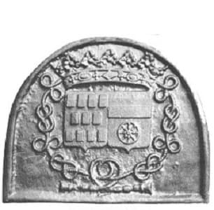 Stema marchizului de Lavardin și a Margueritei de Rostaing