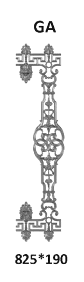 Balustradă, rambardă lucrată din fontă