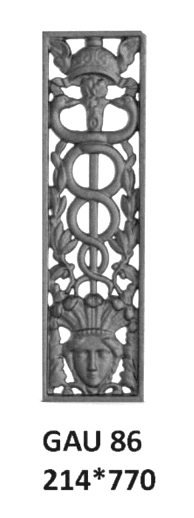 Balustradă, rambardă lucrată din fontă