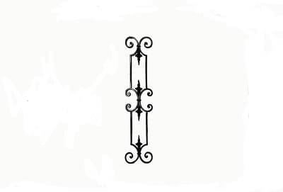 Balustradă, balustradă din fontă