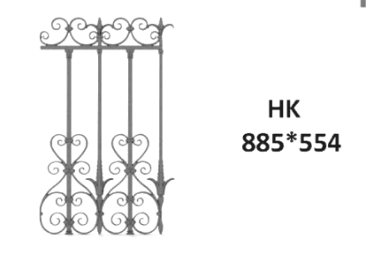 Balustradă, rambardă lucrată din fontă