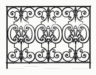 Balustradă, rambardă lucrată din fontă