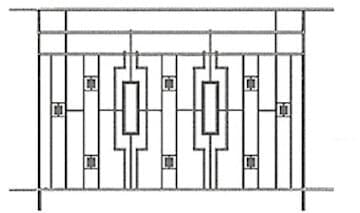 Balustradă, rambardă lucrată din fontă