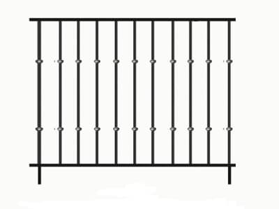 Balustradă, rambardă lucrată din fontă