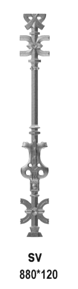 Balustradă, rambardă lucrată din fontă