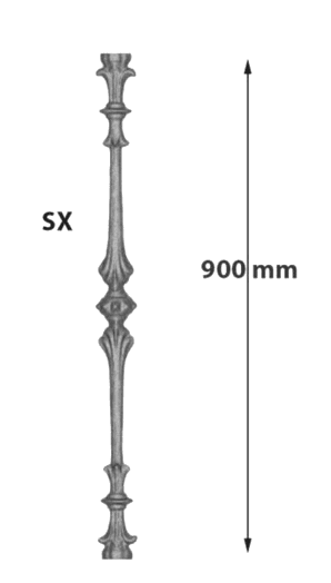 Balustradă, rambardă lucrată din fontă