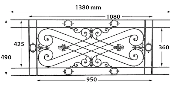 GRILAJ DE BALCON, BARE DE PROTECȚIE, BALUSTRADĂ, LOISELET - ZI