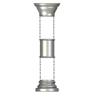 Baza coloanei nr. 5