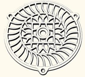 Grilă rotundă DIAM180