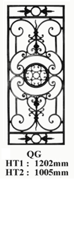 Grilă de ușă din fontă — Referință QG