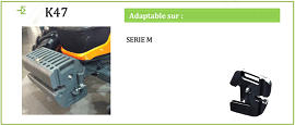Greutate tractor Kubota 47 kg - K47