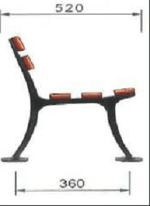 Picior de banc de relaxare