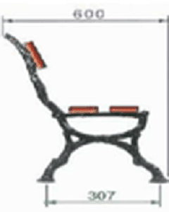 Picior de banc liană