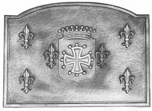 Crucifixul Languedoc cu Flori de Lis